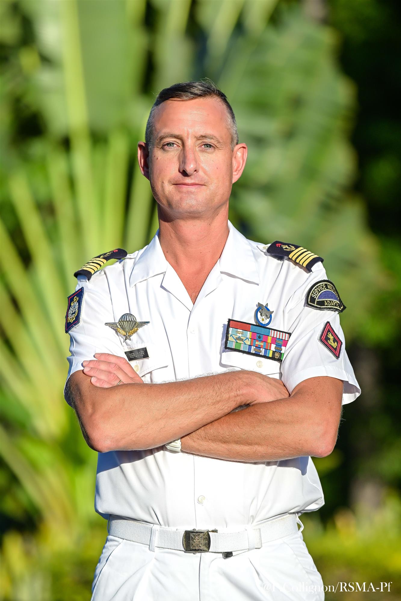 Colonel Fréderic GERLINGERL Chef de corps du Régiment du service militaire adapté de Polynésie française